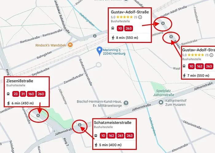 Central Private Cozy Room W Own Entrance, Spacious Bathroom, On-Site Parking, 450M To Nearest Bus Stop Hamburg